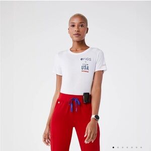 Figs team USA soft tshirt